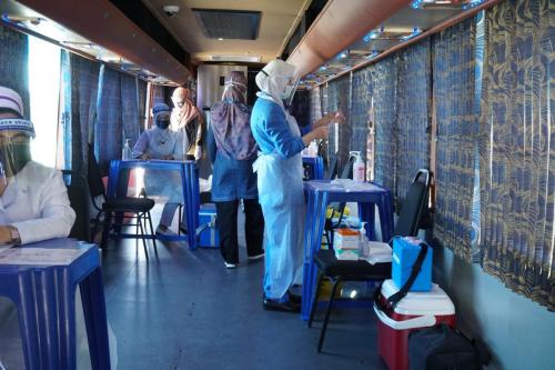 Vaksin Covid-19 di Orang Asli One Stop Centre (OAOSC), Sungai Siput, Perak