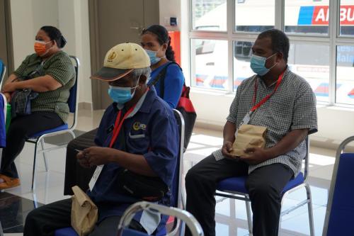 Vaksin Covid-19 di Orang Asli One Stop Centre (OAOSC), Sungai Siput, Perak