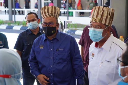Vaksin Covid-19 di Orang Asli One Stop Centre (OAOSC), Sungai Siput, Perak