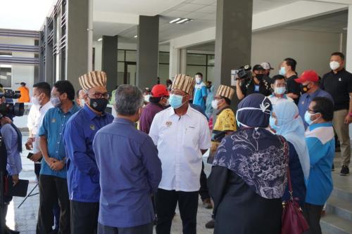 Vaksin Covid-19 di Orang Asli One Stop Centre (OAOSC), Sungai Siput, Perak