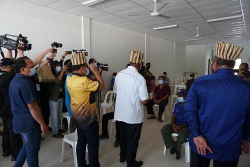 Vaksin Covid-19 di Orang Asli One Stop Centre (OAOSC), Sungai Siput, Perak