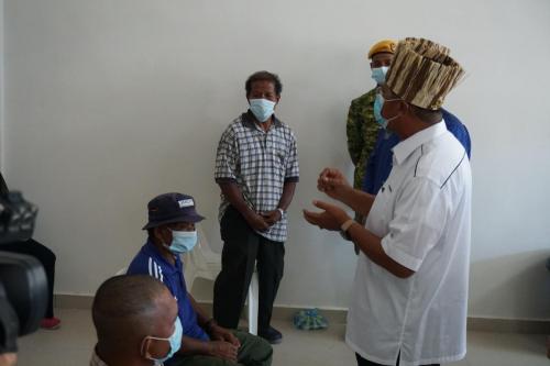 Vaksin Covid-19 di Orang Asli One Stop Centre (OAOSC), Sungai Siput, Perak