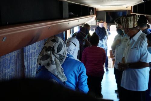 Vaksin Covid-19 di Orang Asli One Stop Centre (OAOSC), Sungai Siput, Perak