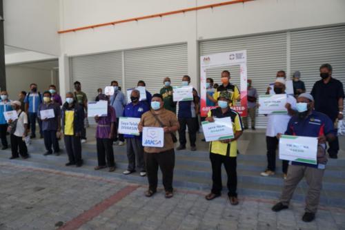 Vaksin Covid-19 di Orang Asli One Stop Centre (OAOSC), Sungai Siput, Perak