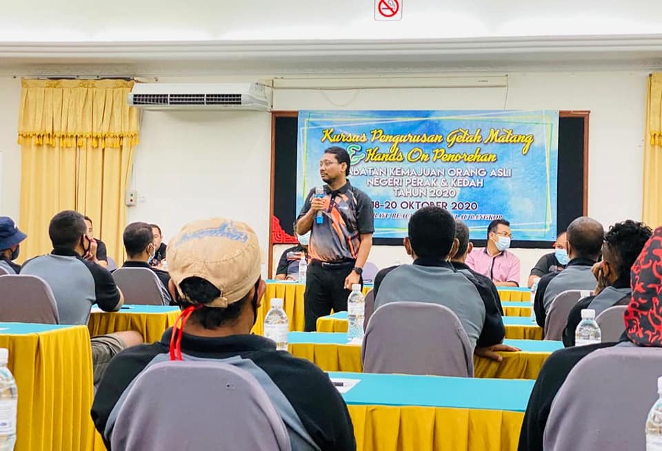 Kursus Pengurusan Getah Matang dan Hands On Penorehan Getah di Puteri Bayu Beach Resort