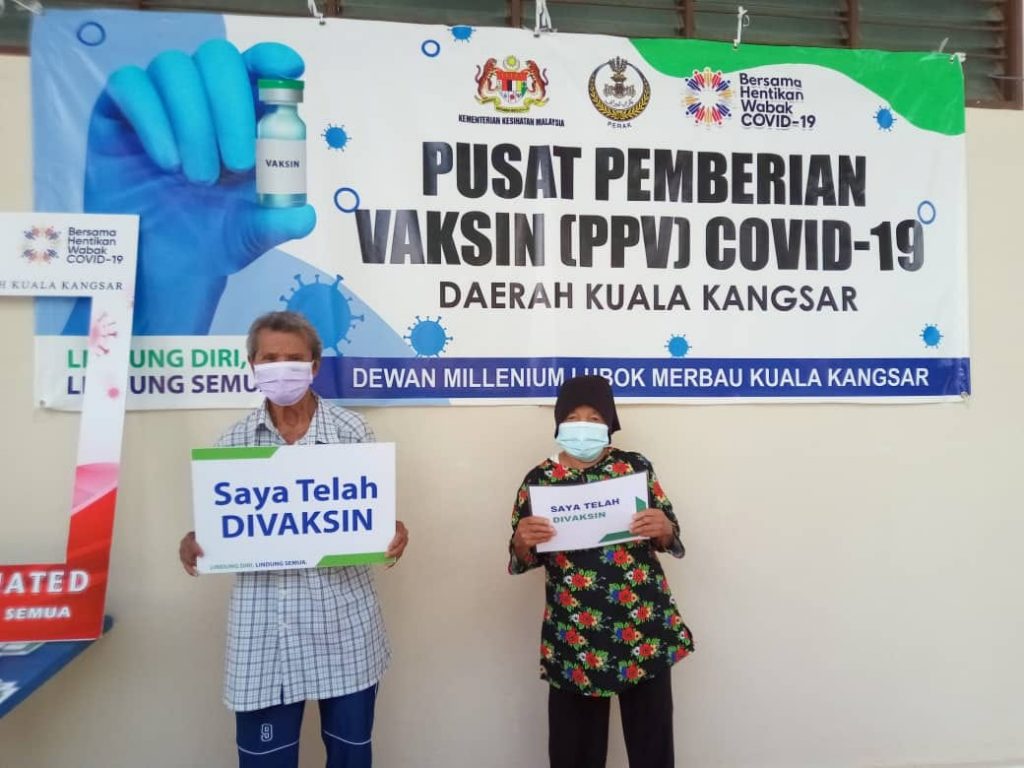 Pemberian Vaksin Di Daerah Kuala Kangsar Bagi Dos Yang Pertama Laman Web Rasmi Jabatan Kemajuan Orang Asli