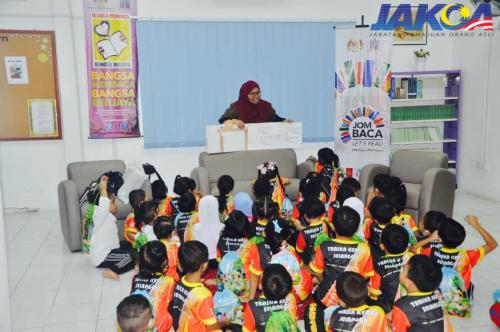 21 April 2022 - Program Jom Baca Bersama 10 Minit Anjuran Perpustakaan Orang Asli Gombak