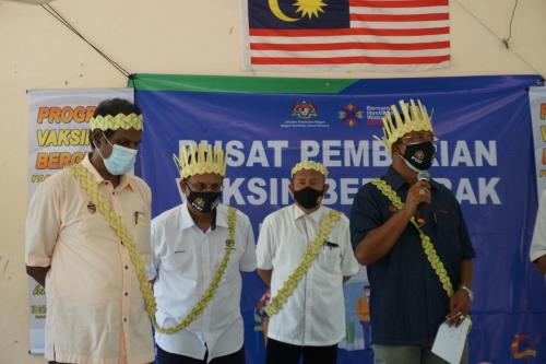 PROGRAM VAKSINASI COVID-19 DI KALANGAN PEMIMPIN MASYARAKAT ORANG ASLI DI KAMPUNG ORANG ASLI PANCHOR, DAERAH JEMPOL, NEGERI SEMBILAN