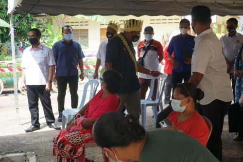 PROGRAM VAKSINASI COVID-19 DI KALANGAN PEMIMPIN MASYARAKAT ORANG ASLI DI KAMPUNG ORANG ASLI PANCHOR, DAERAH JEMPOL, NEGERI SEMBILAN