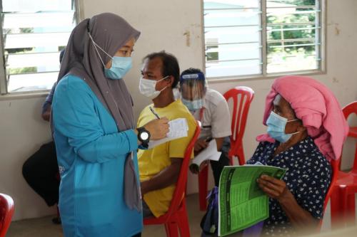 Program Vaksinasi COVID19 Di Kalangan Pemimpin Masyarakat Orang Asli Di Kampung Orang Asli Tanah Abang, Daerah Mersing, Johor