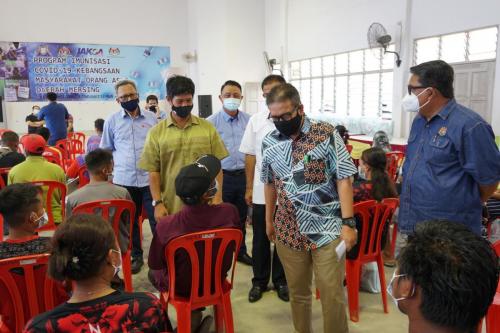 Program Vaksinasi COVID19 Di Kalangan Pemimpin Masyarakat Orang Asli Di Kampung Orang Asli Tanah Abang, Daerah Mersing, Johor