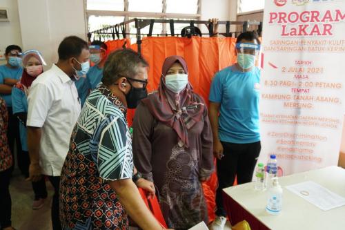 Program Vaksinasi COVID19 Di Kalangan Pemimpin Masyarakat Orang Asli Di Kampung Orang Asli Tanah Abang, Daerah Mersing, Johor