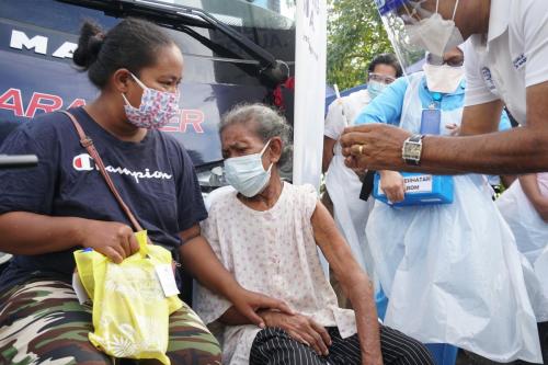 Program Vaksinasi Masyarakat Orang Asli Taman Desa Kemandol