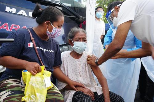 Program Vaksinasi Masyarakat Orang Asli Taman Desa Kemandol