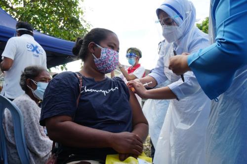 Program Vaksinasi Masyarakat Orang Asli Taman Desa Kemandol