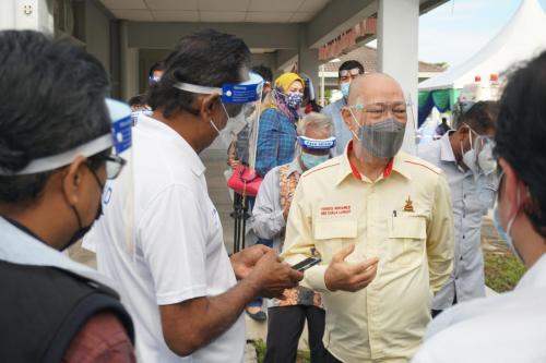 Program Vaksinasi Masyarakat Orang Asli Taman Desa Kemandol