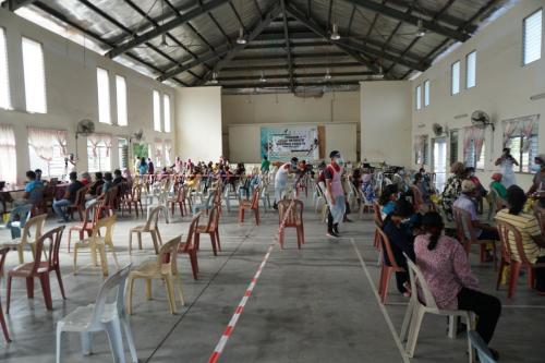 Program Vaksinasi Masyarakat Orang Asli Taman Desa Kemandol