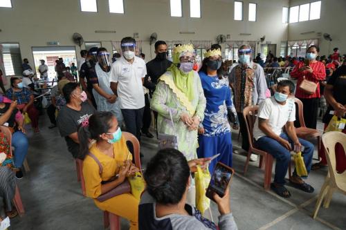 Program Vaksinasi Masyarakat Orang Asli Taman Desa Kemandol