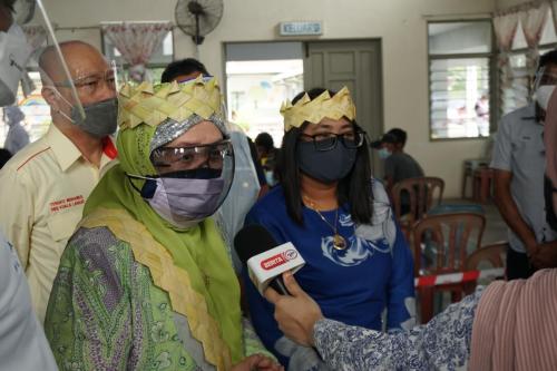 Program Vaksinasi Masyarakat Orang Asli Taman Desa Kemandol