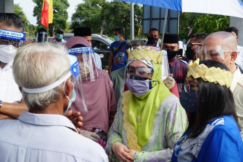 Program Vaksinasi Masyarakat Orang Asli Taman Desa Kemandol