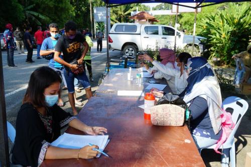 Program Outreach Vaksinasi Covid-19 KOA Lata Kinjang Banjaran Tapah