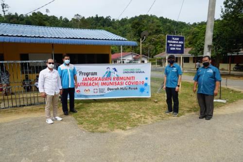 Pemberian CanSino Masyarakat Orang Asli Perak